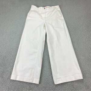 Everlane Women's Crisp White Wide Leg Jeans